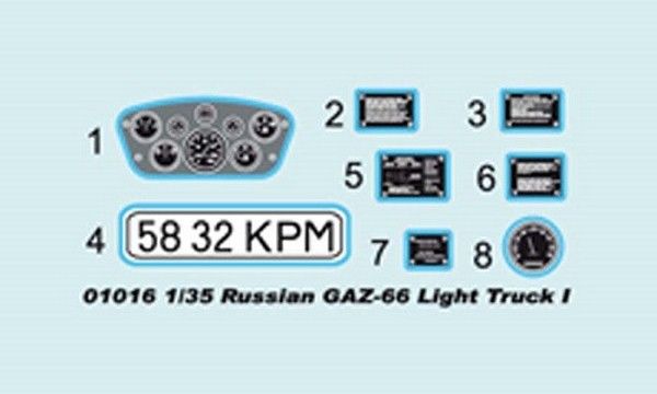 ГАЗ-66 - 1:35 TRU01016 фото