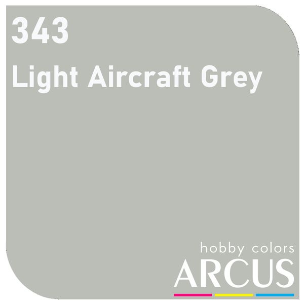 E343 Алкідна емаль Light Aircraft Grey ARC-E343 фото