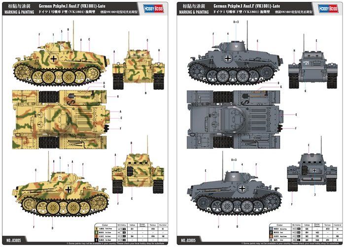 Pz.Kpfw. I Ausf. F (VK1801) - 1:35 HB83805 фото