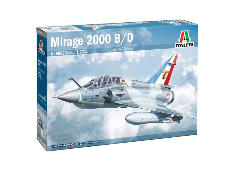 Збірна модель літака 1:72 Mirage 2000 B/D, Italeri 90023 ITL90023 фото