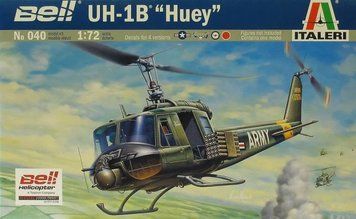 Збірна модель Italeri uH-1B Huey - 1:72 масштабна з пластику, цивільна авіація ITL0040 фото