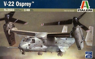 Збірна модель 1:48 конвертоплана V-22 Osprey ITL2622 фото