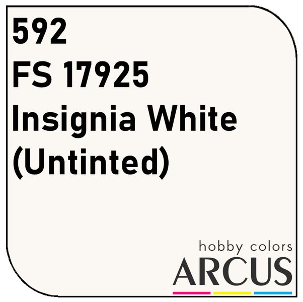 E592 Алкідна емаль FS 17925 Insignia White (Untinted) ARC-E592 фото