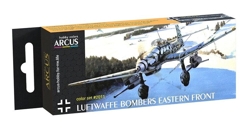 2011 Набір фарб 'Luftwaffe Bombers Eastern Front' ARC-SET02011 фото
