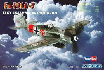 Сборная модель Hobby Boss fw.190A-8 - 1:72 из пластика, военная авиация до 1945 г. HB80244 фото