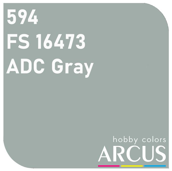 E594 Алкідна емаль FS 16473 ADC Gray ARC-E594 фото