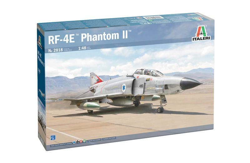 Збірна модель літака RF-4E Phantom II 1/48, Italeri 2818, гелікоптери та вертольоти ITL2818 фото