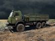 Сборная модель 1:35 грузового автомобиля КамАЗ-43105 ICM, военные автомобили ICM35001 фото