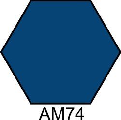 Краска акриловая темно-синяя матовая Хома (Homa) АМ74 HOM-AM74 фото