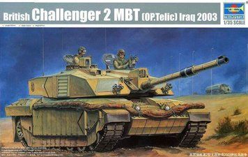 Збірна модель Trumpeter challenger 2 - 1:35 масштабна з пластику, танки і САУ TRU00323 фото