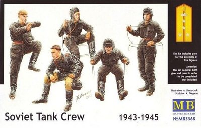 Радянський танковий екіпаж - 1:35 MB3568 фото