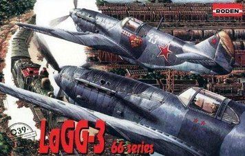 Збірна модель 1:72 винищувача ЛаГГ-3 серія 66 Roden, військова авіація до 1945 р. RN039 фото