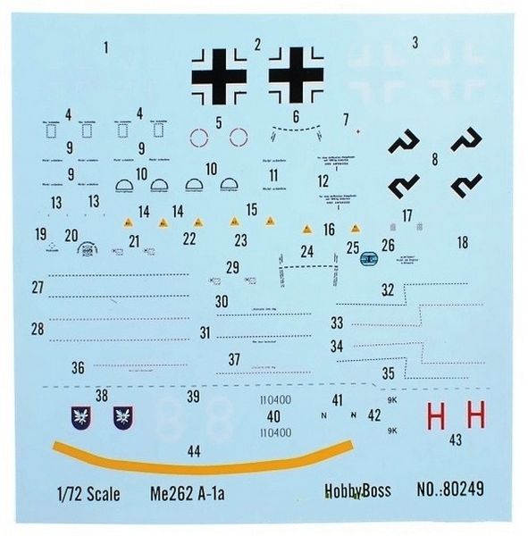 Me-262A-1a - 1:72 HB80249 фото