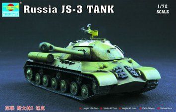 Сборная модель Trumpeter иС-3 - 1:72 масштабная из пластика, танки и САУ TRU07227 фото
