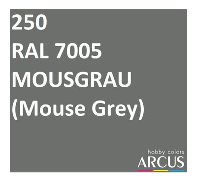 E250 Алкидная эмаль RAL 7005 MOUSGRAU ARC-E250 фото