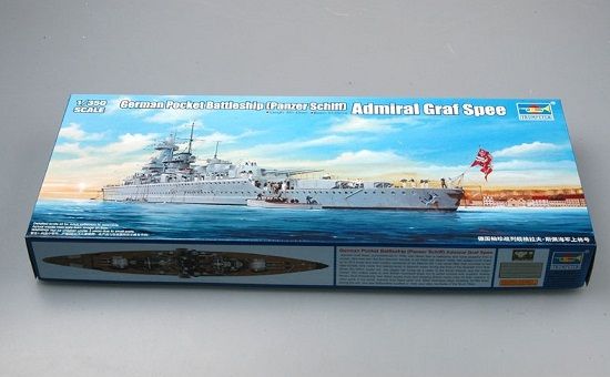 Збірна модель 1:350 крейсера 'Адмірал граф Шпеє' TRU05316 фото