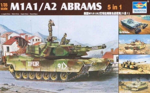 M1A1/A2 Abrams - 1:35 TRU01535 фото