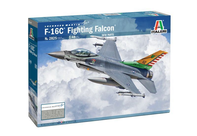 Збірна модель літака F-16C Fighting Falcon 1/48, Italeri 2825, гелікоптери та вертольоти ITL2825 фото