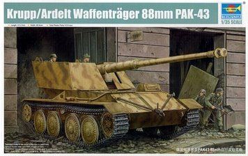 Збірна модель Trumpeter krupp/Ardelt Waffentrager 88mm Pak 43 - 1:35 масштабна з пластику, танки і САУ TRU01587 фото