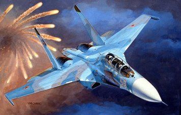Збірна модель Trumpeter су-27УБ - 1:72 масштабна з пластику, гелікоптери та вертольоти TRU01645 фото