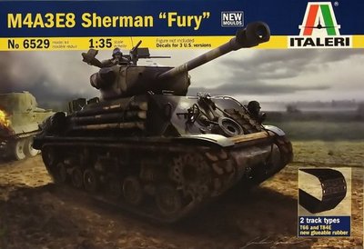 Сборная модель 1:35 танка M4A3E8 Sherman 'Fury' ITL6529 фото