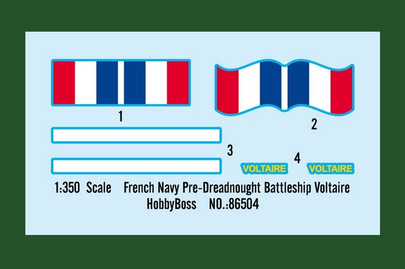 Броненосець 'Вольтер' - 1:350 HB86504 фото
