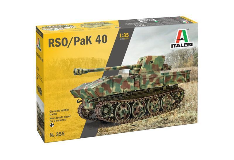Сборная модель САУ RSO/PaK 40 1/35, Italeri 0355, танки и САУ ITL0355 фото