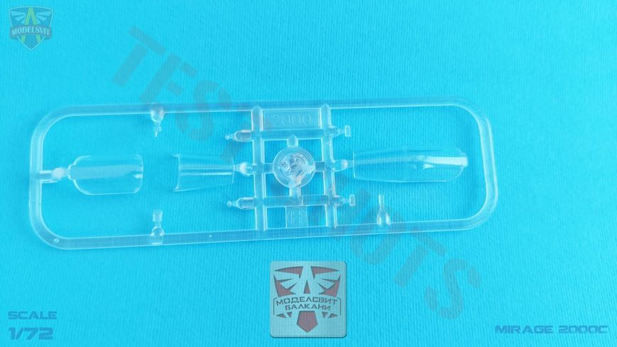 Сборная модель самолета Mirage 2000C 1/72, Modelsvit 72073, геликоптеры и вертолеты MS72073 фото