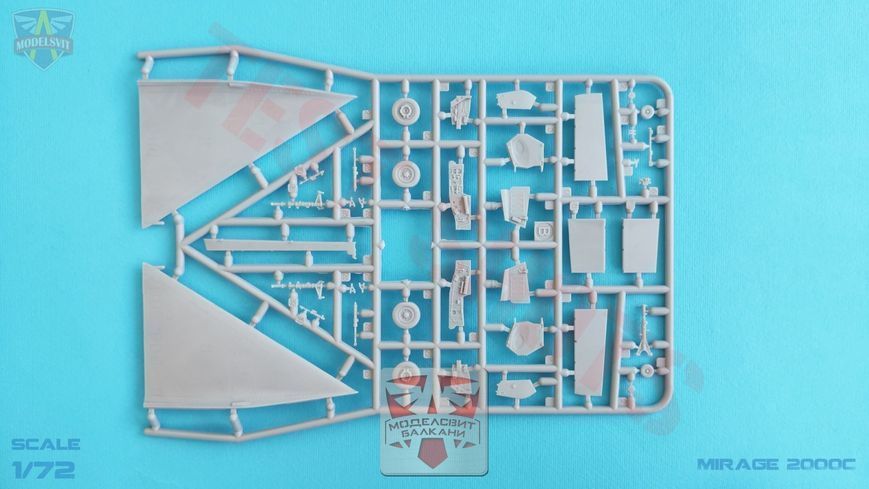 Сборная модель самолета Mirage 2000C 1/72, Modelsvit 72073, геликоптеры и вертолеты MS72073 фото