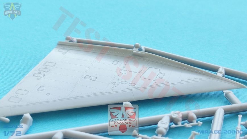 Сборная модель самолета Mirage 2000C 1/72, Modelsvit 72073, геликоптеры и вертолеты MS72073 фото