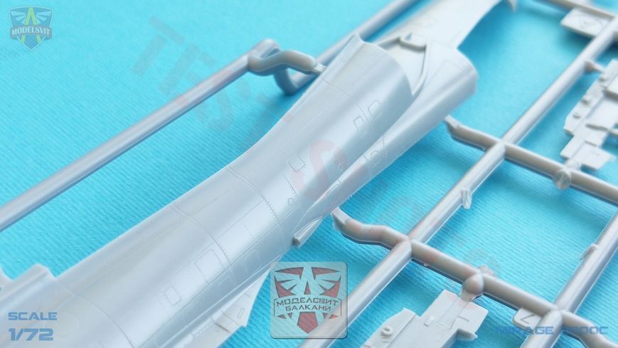 Сборная модель самолета Mirage 2000C 1/72, Modelsvit 72073, геликоптеры и вертолеты MS72073 фото