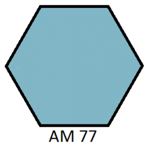 АМ77 Фарба акрилова приладова блакитна блакитна матова HOM-AM77 фото