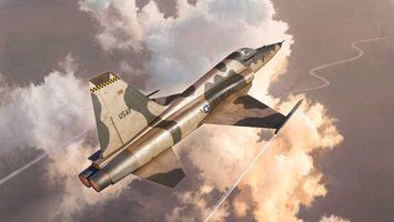 Сборная модель самолета F-5E Tiger II 1/48, Italeri 2827, геликоптеры и вертолеты ITL2827 фото