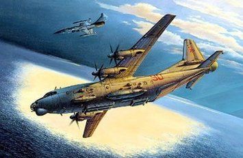 Сборная модель 1:72 самолета Ан-12БК-ППС Roden, геликоптеры и вертолеты RN046 фото