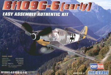 Сборная модель Hobby Boss bf 109G (ранний) - 1:72 пластиковая, военная авиация до 1945 г. HB80225 фото