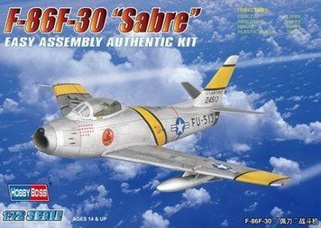 Збірна модель Hobby Boss f-86F-30 'Sabre' - 1:72 масштабна з пластику, гелікоптери та вертольоти HB80258 фото