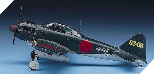 Збірна модель літака A6M5 тип 52 'Zero', 1:72 Academy 12493 AC12493 фото