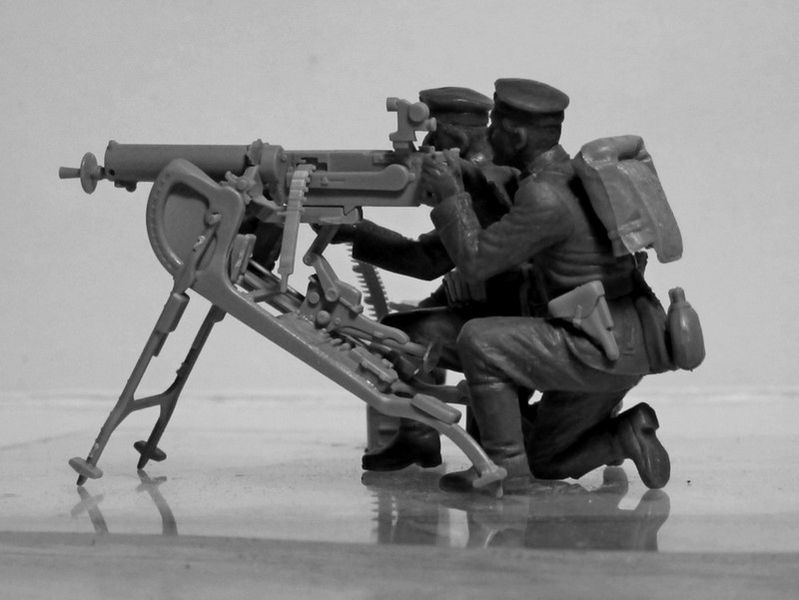Пулемет MG 08 с расчетом - 1:35 ICM35711 фото