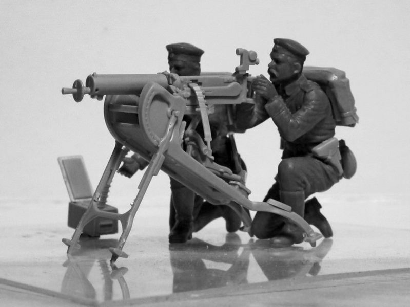 Кулемет MG 08 з розрахунком - 1:35 ICM35711 фото