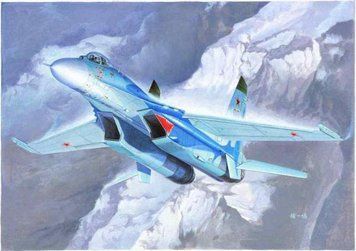 Збірна модель Trumpeter су-27 - 1:72 масштабна з пластику, гелікоптери та вертольоти TRU01660 фото