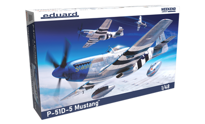 Збірна модель 1:48 винищувача P-51D-5 Mustang EDU84172 фото