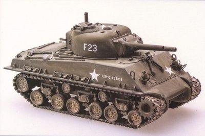 Збірна масштабна модель 1:72 танка M4A3 HVSS Sherman UM380 фото