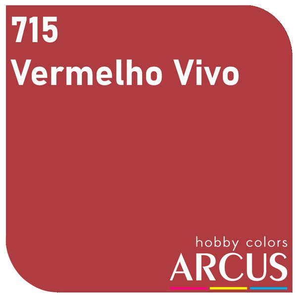 E715 Алкидная эмаль Vermelho Vivo ARC-E715 фото