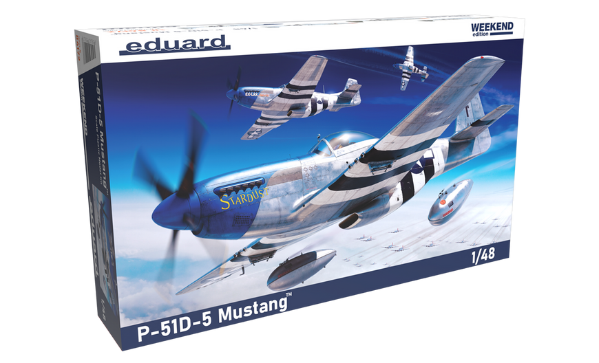 Сборная модель 1:48 истребителя P-51D-5 Mustang EDU84172 фото