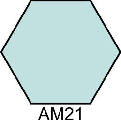АМ21 Фарба акрилова світла сіро-блакитна сіро-блакитна матова HOM-AM21 фото