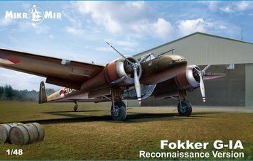 Збірна модель літака Fokker G-1A (розвідник) 1/48, МікроМир 48018, військова авіація до 1945 р. MM48018 фото