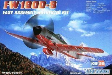 Сборная модель Hobby Boss fw-190D-9 - 1:72 пластиковая, военная авиация до 1945 г. HB80228 фото