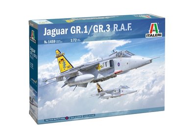 Збірна модель 1:72 винищувача-бомбардувальника Jaguar GR.1/GR.3 ITL1459 фото