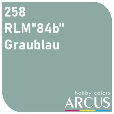 E258 Алкидная эмаль RLM 84b Graublau ARC-E258 фото