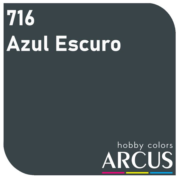 E716 Алкидная эмаль Azul Escuro ARC-E716 фото